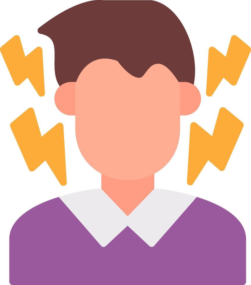 Depression Flat Icon vector