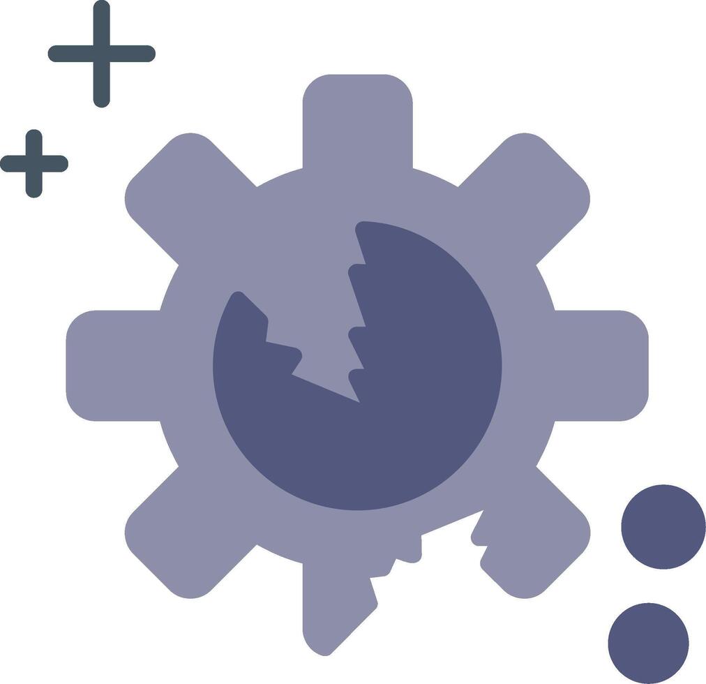 Disruption Flat Icon vector
