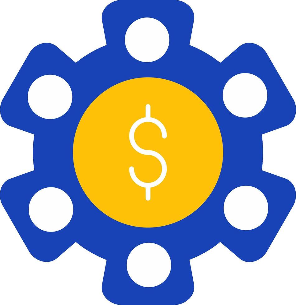 Asset Management Flat Icon vector