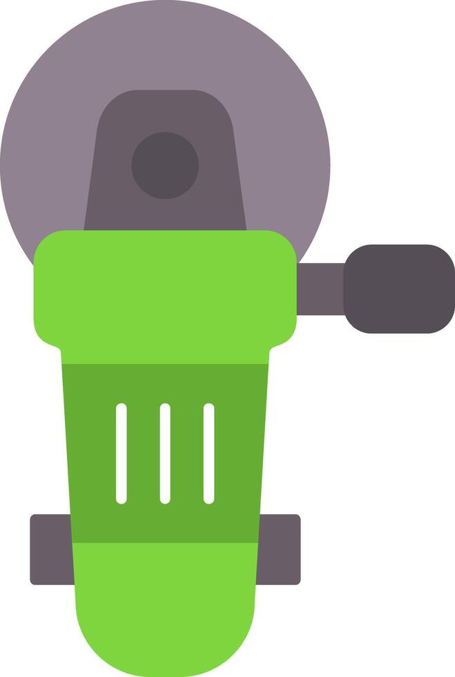 Angle Grinder Flat Icon vector
