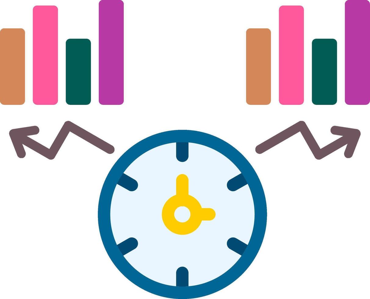 Time To Market Flat Icon vector