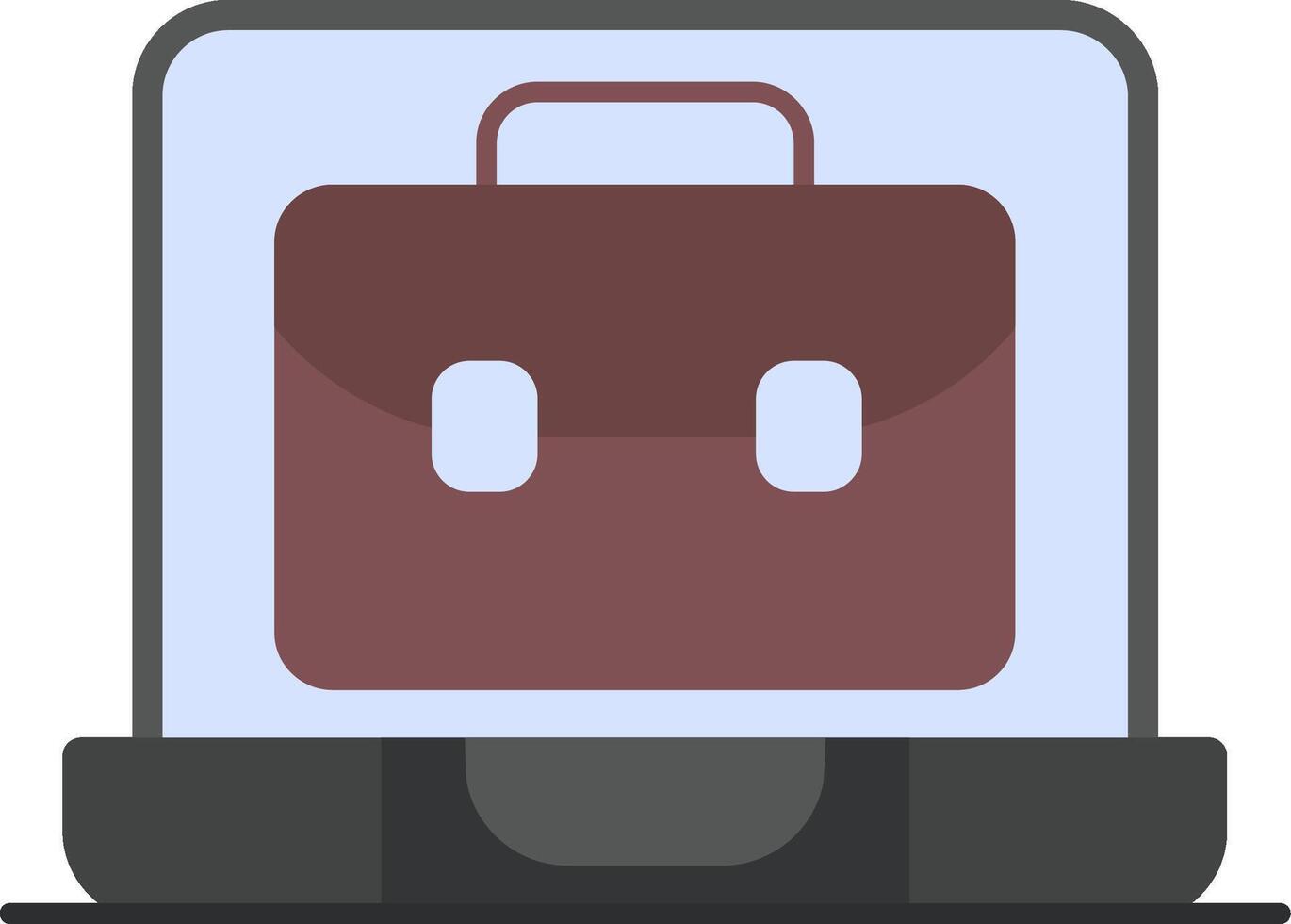 OnFlat Portfolio Flat Icon vector