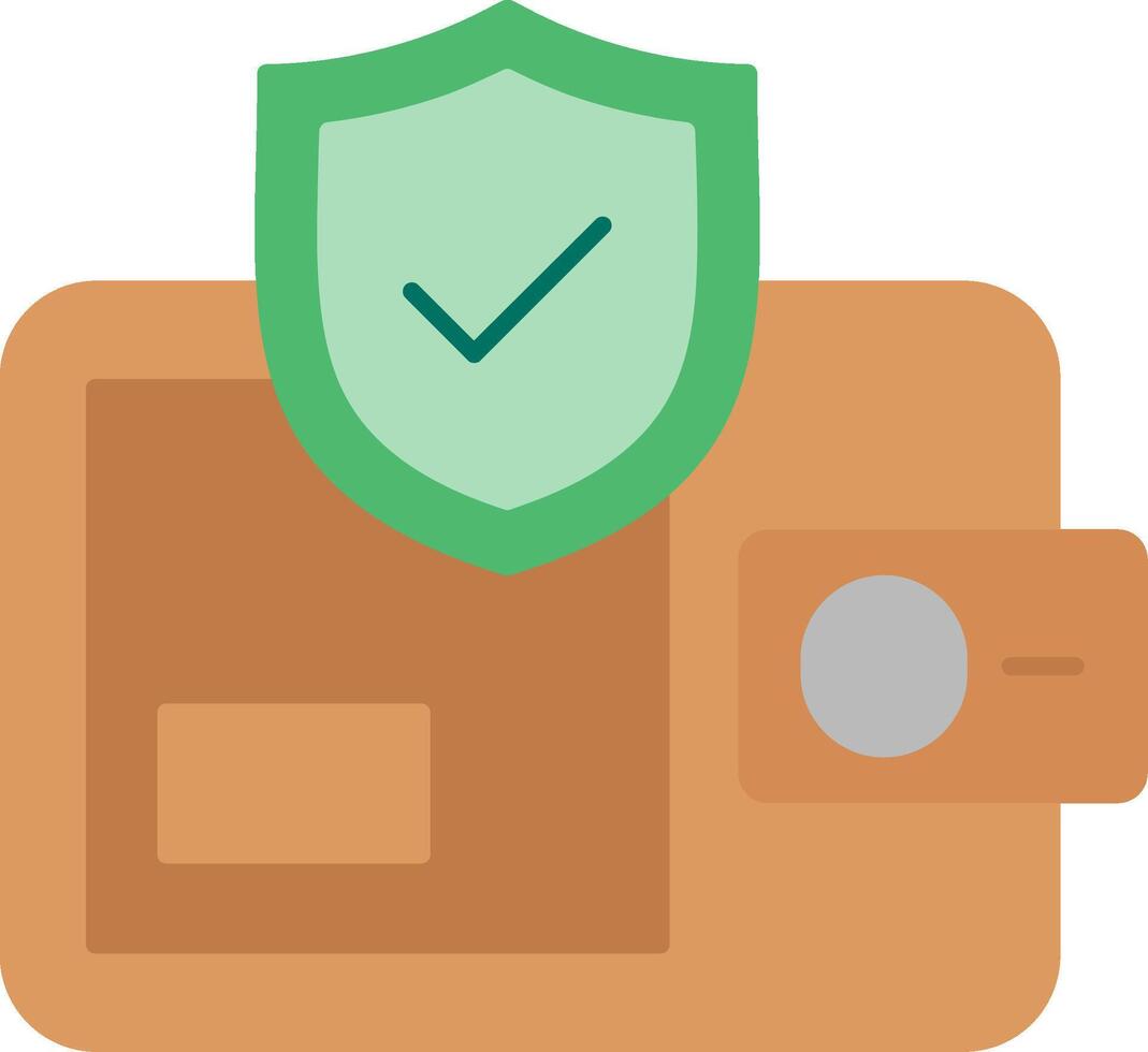 Wallet Flat Icon vector