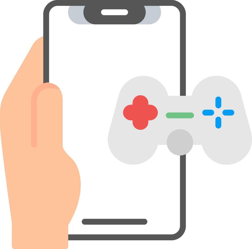 Gaming Flat Icon vector