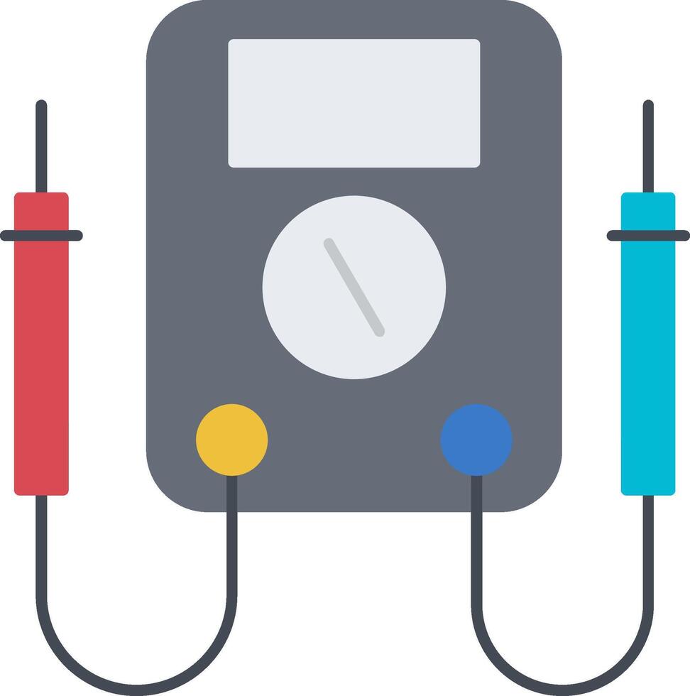 Multimeter Flat Icon vector