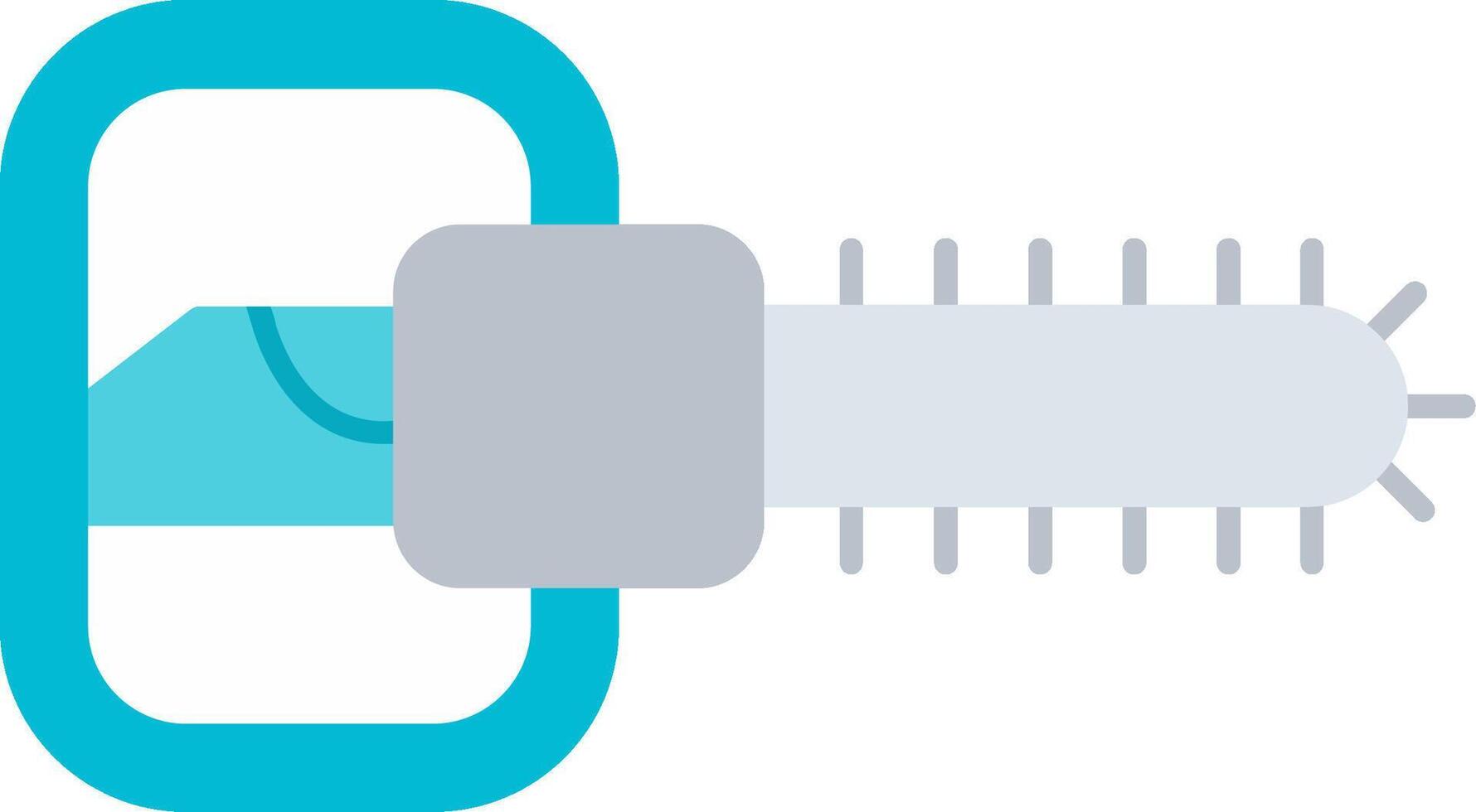 Chainsaw Flat Icon vector