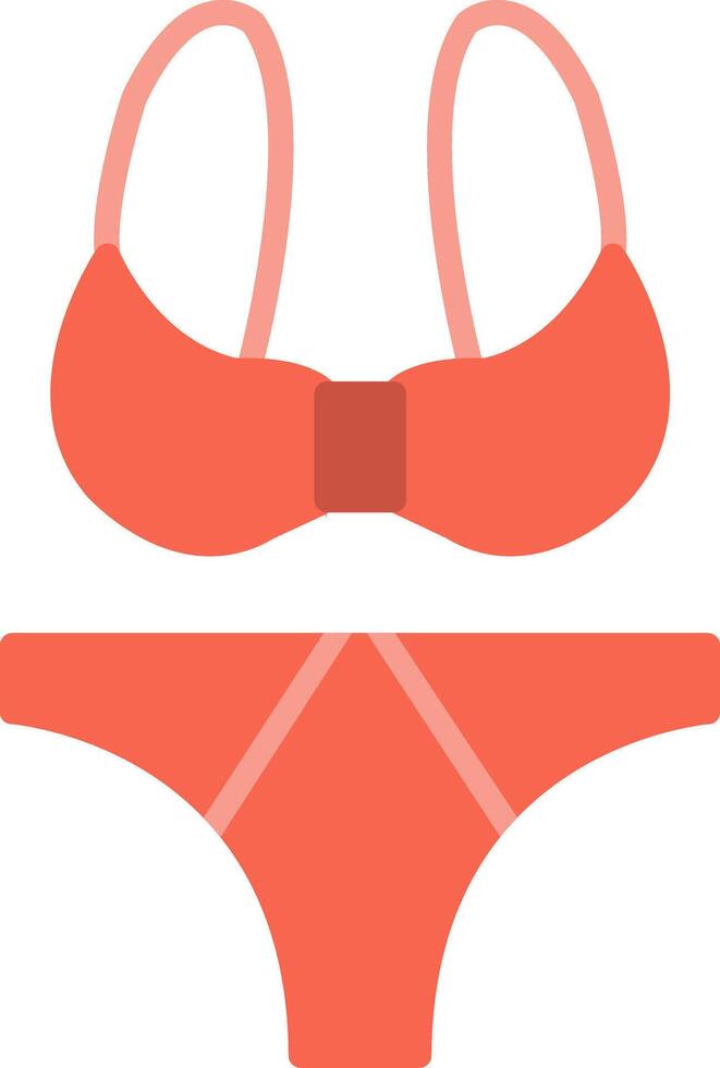 Swimsuit Flat Icon vector