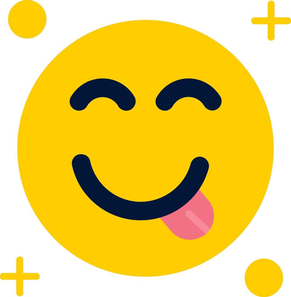 Tongue Flat Icon vector