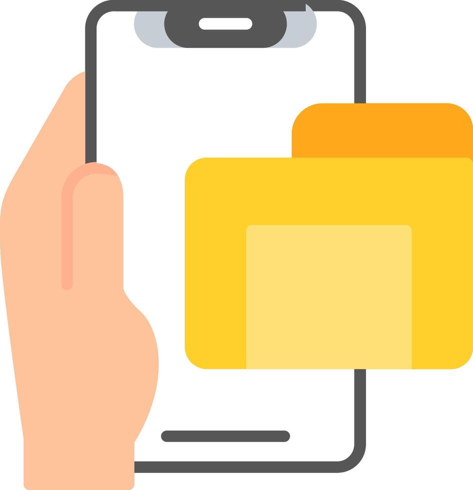 Folder Flat Icon vector