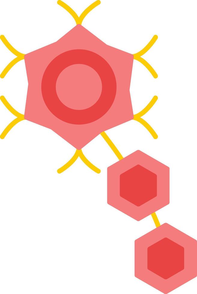 Neuron Flat Icon vector