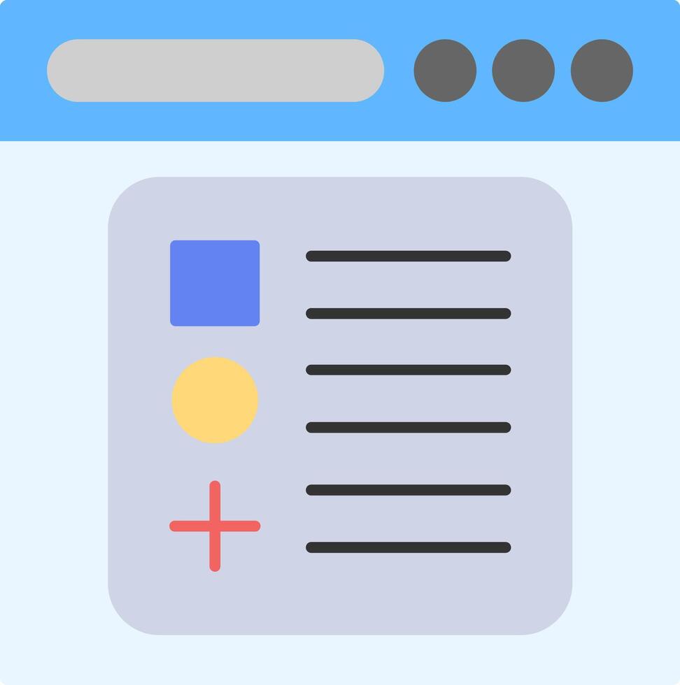 Components Flat Icon vector