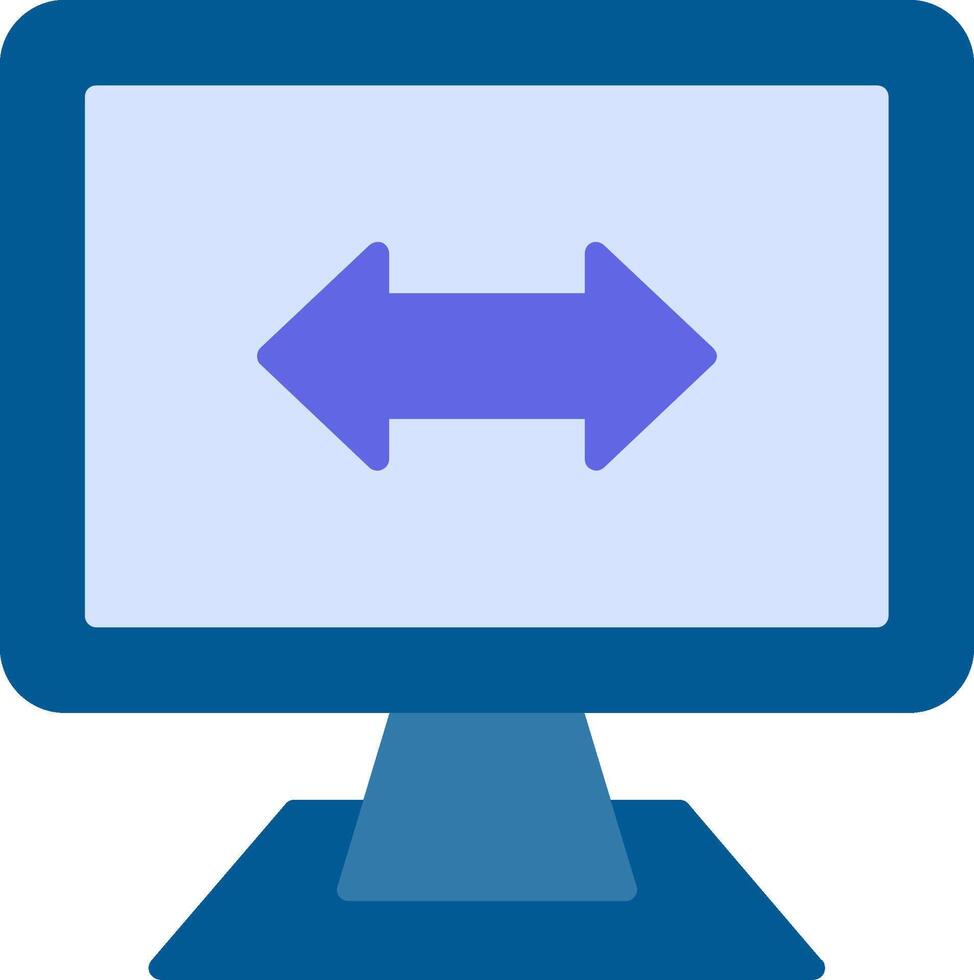 Gap Measurement Flat Icon vector