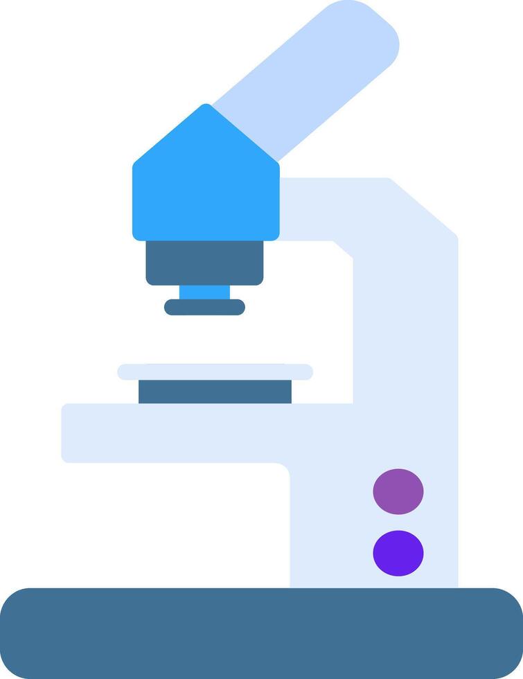 Microscope Flat Icon vector