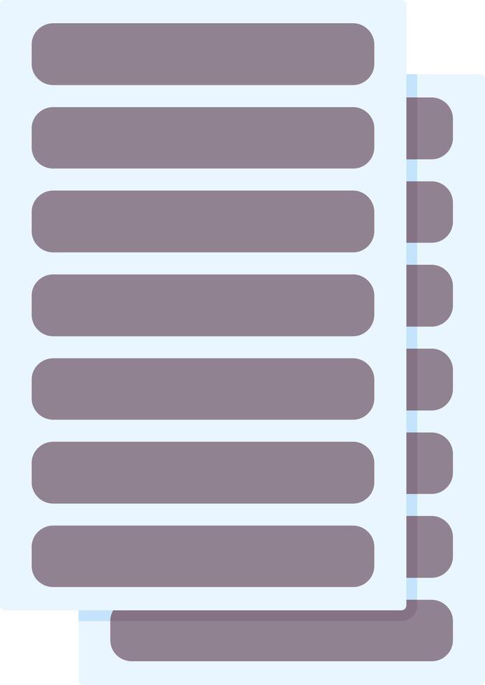 Daily Ledger Flat Icon vector