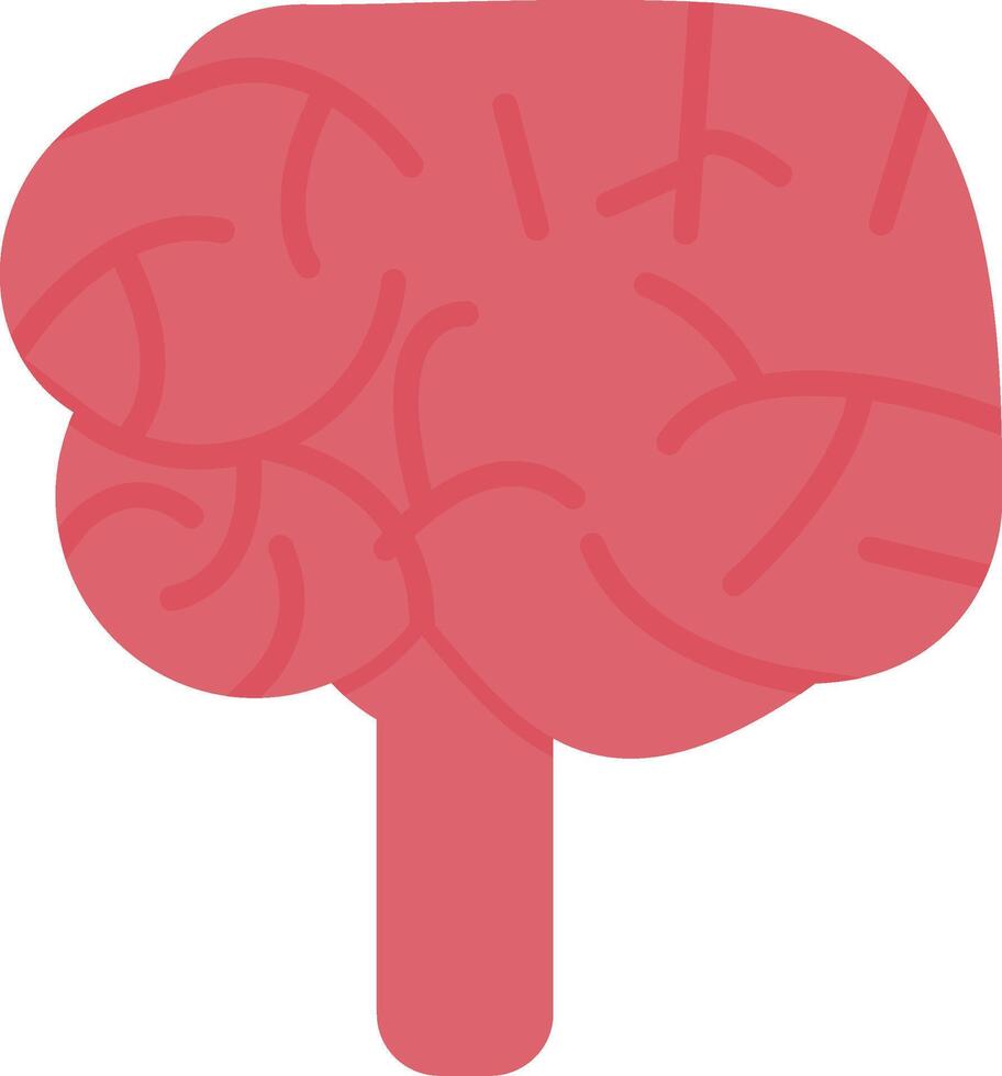 Cerebellum Flat Icon vector