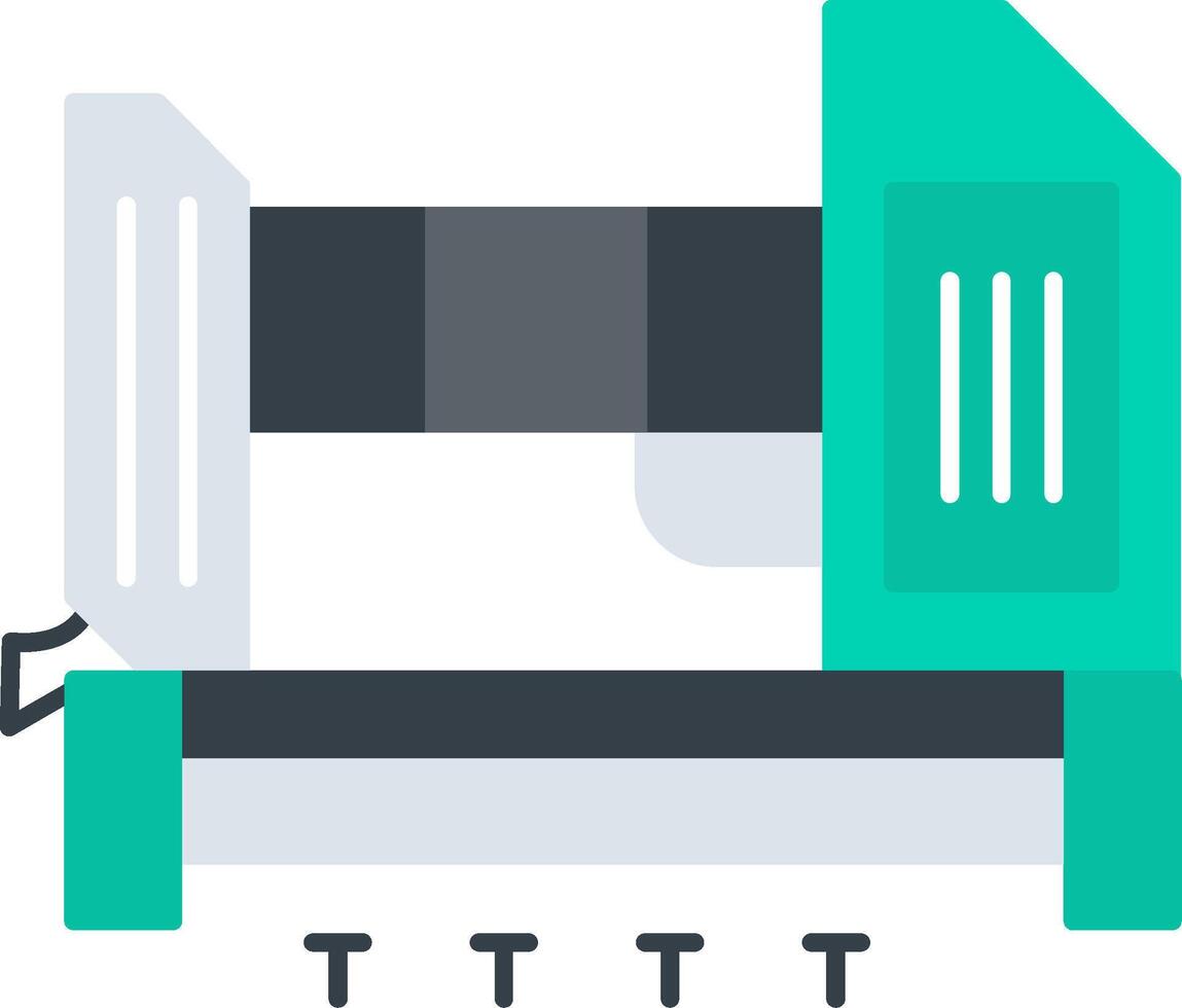 Nail Gun Flat Icon vector