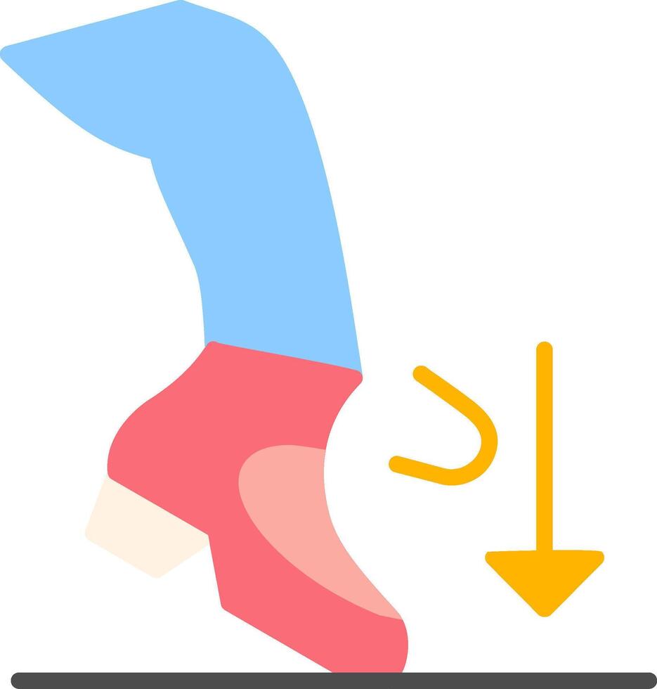 Ball Dig Flat Icon vector