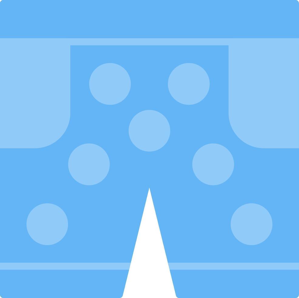Swimming Trunks Flat Icon vector