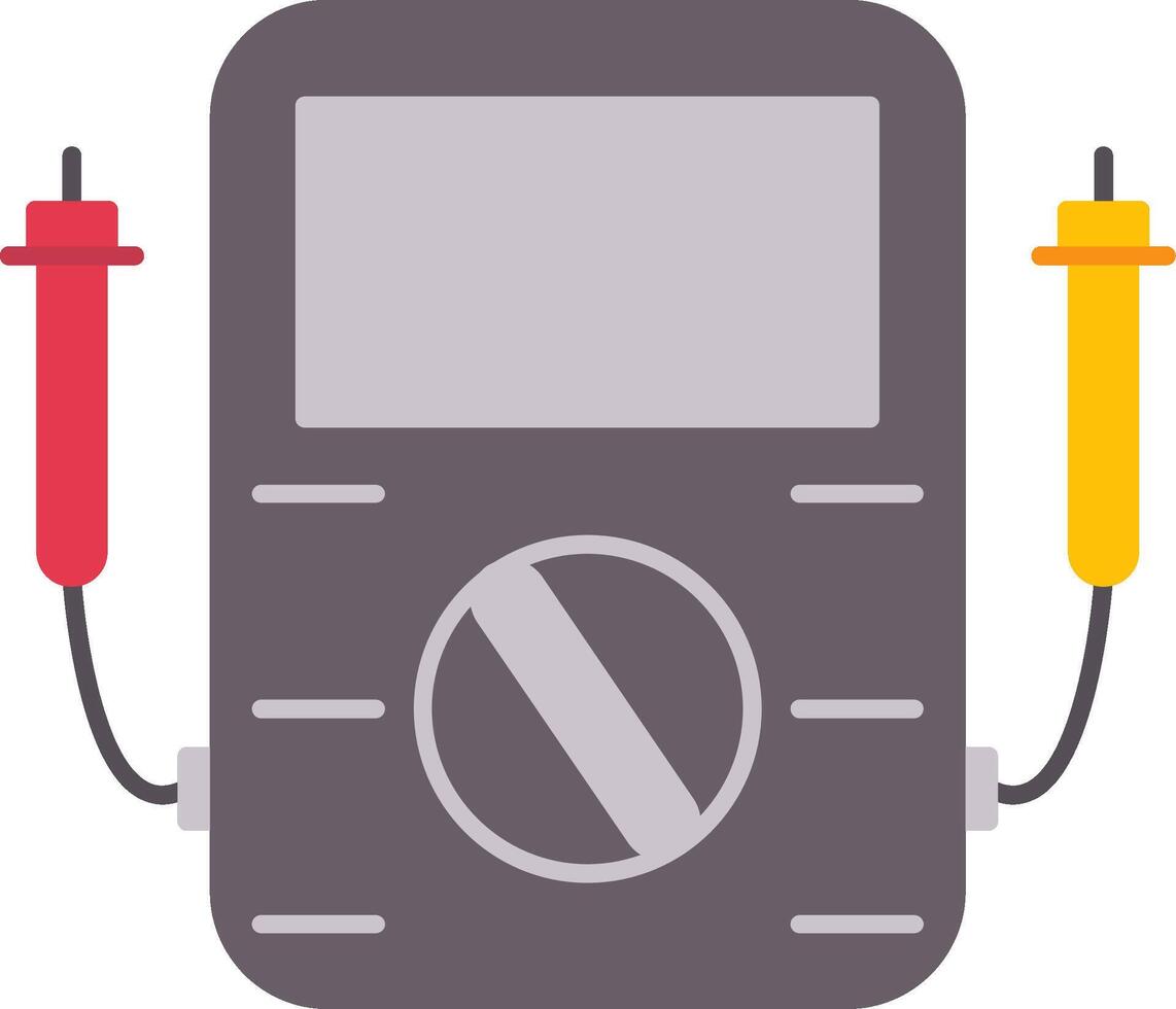Voltmeter Flat Icon vector