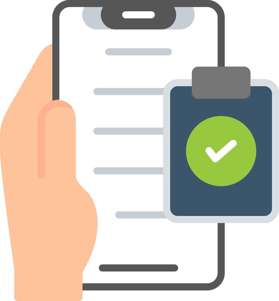 Check List Flat Icon vector