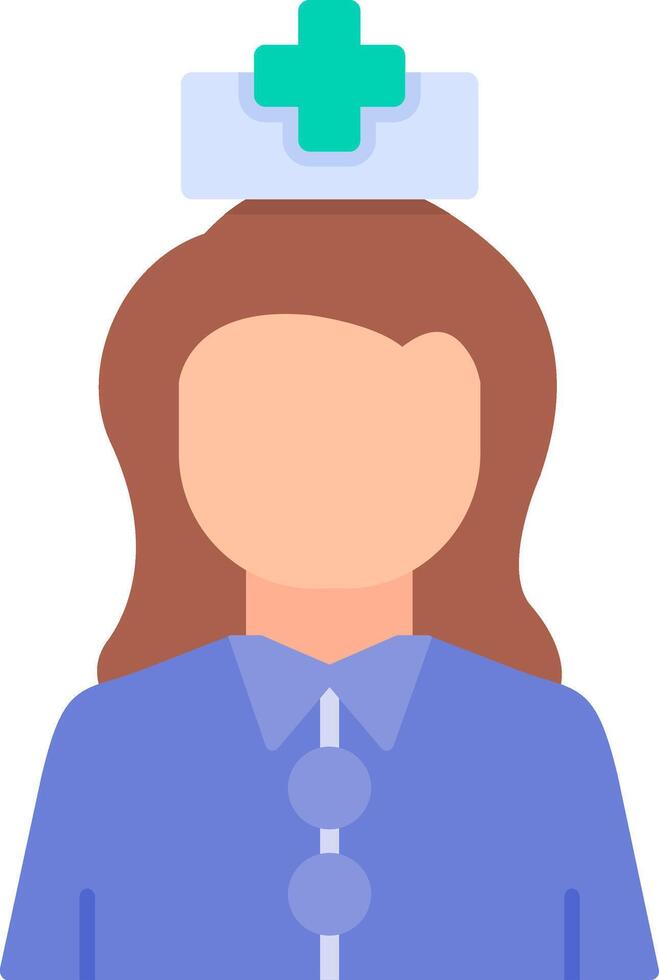 Nurse Flat Icon vector