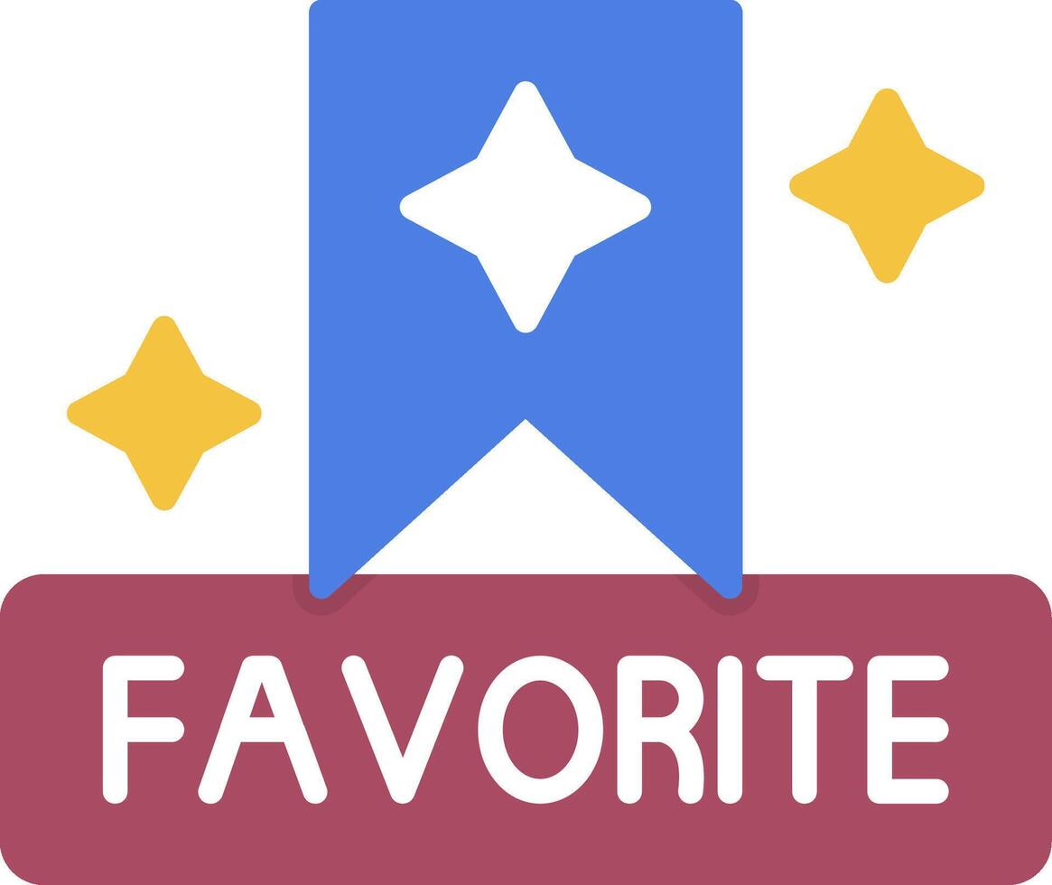 Favorite Flat Icon vector