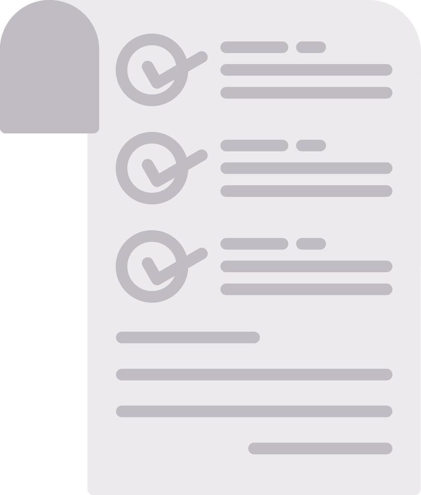 Checklist Flat Icon vector