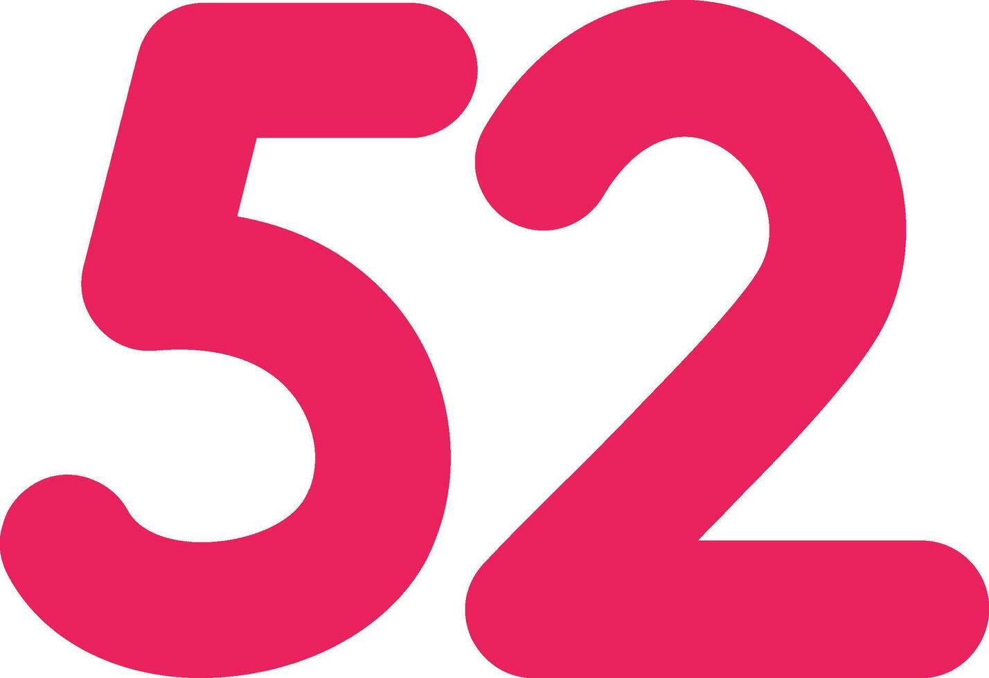 Fifty two Flat Icon vector