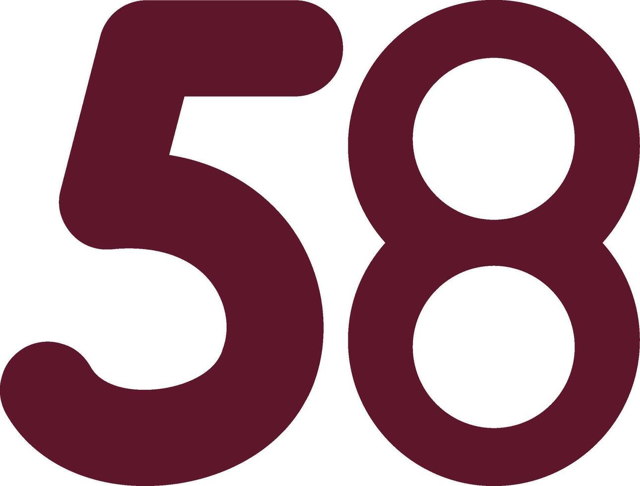 Fifty eight Flat Icon vector