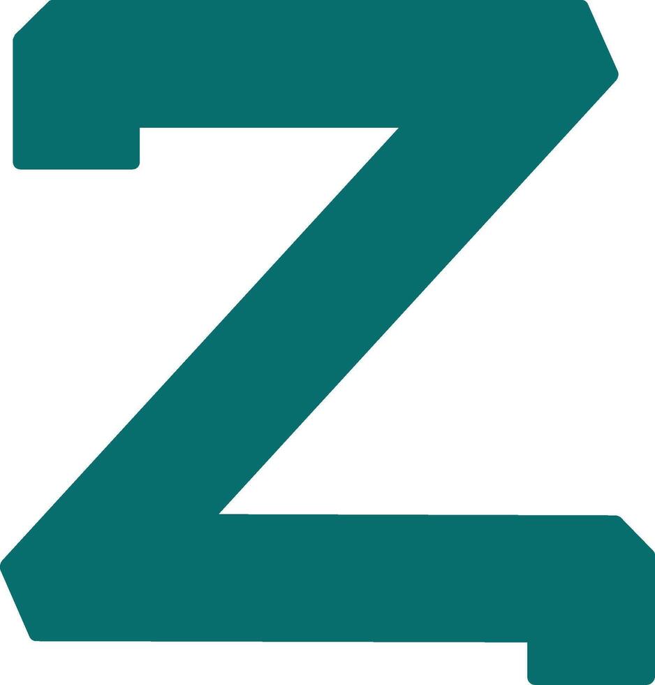 Small z Icon vector
