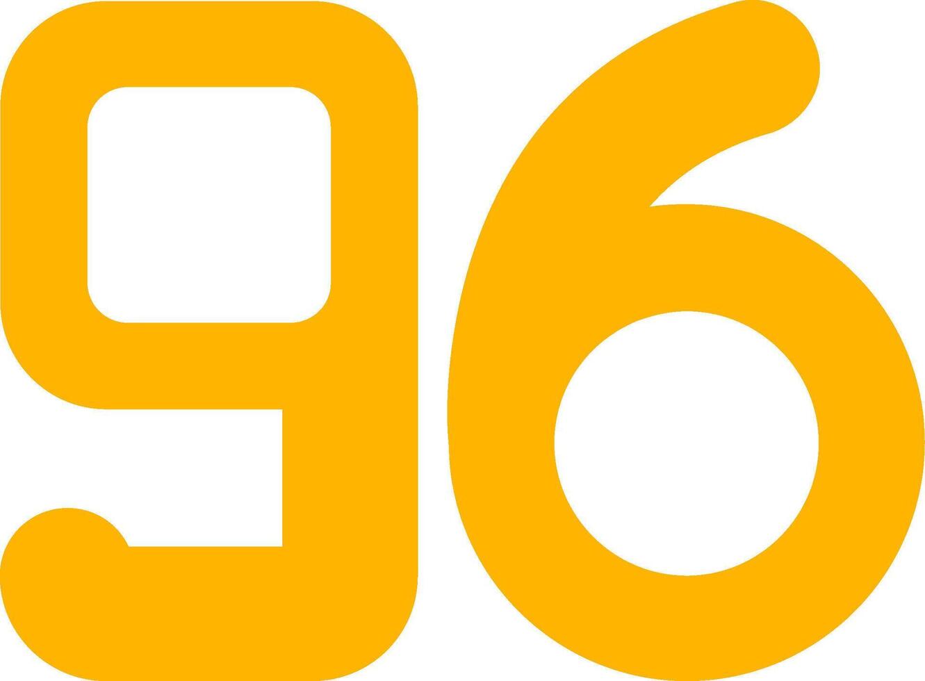 Ninety six Flat Icon vector