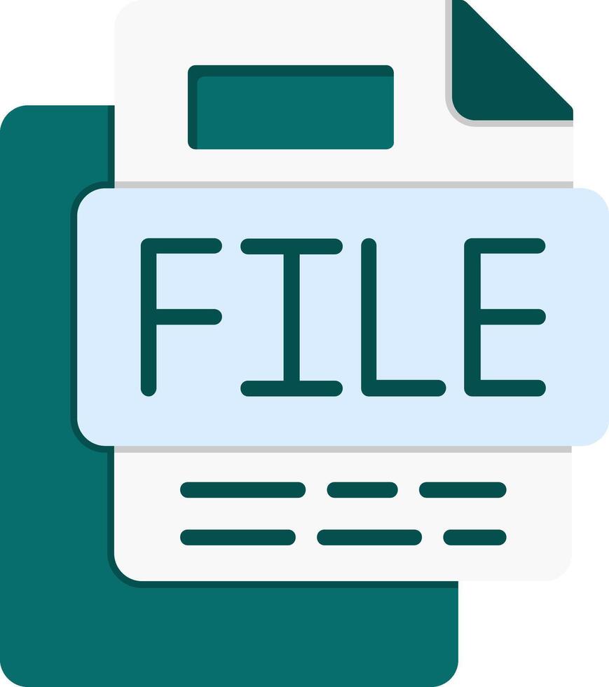 File Flat Icon vector