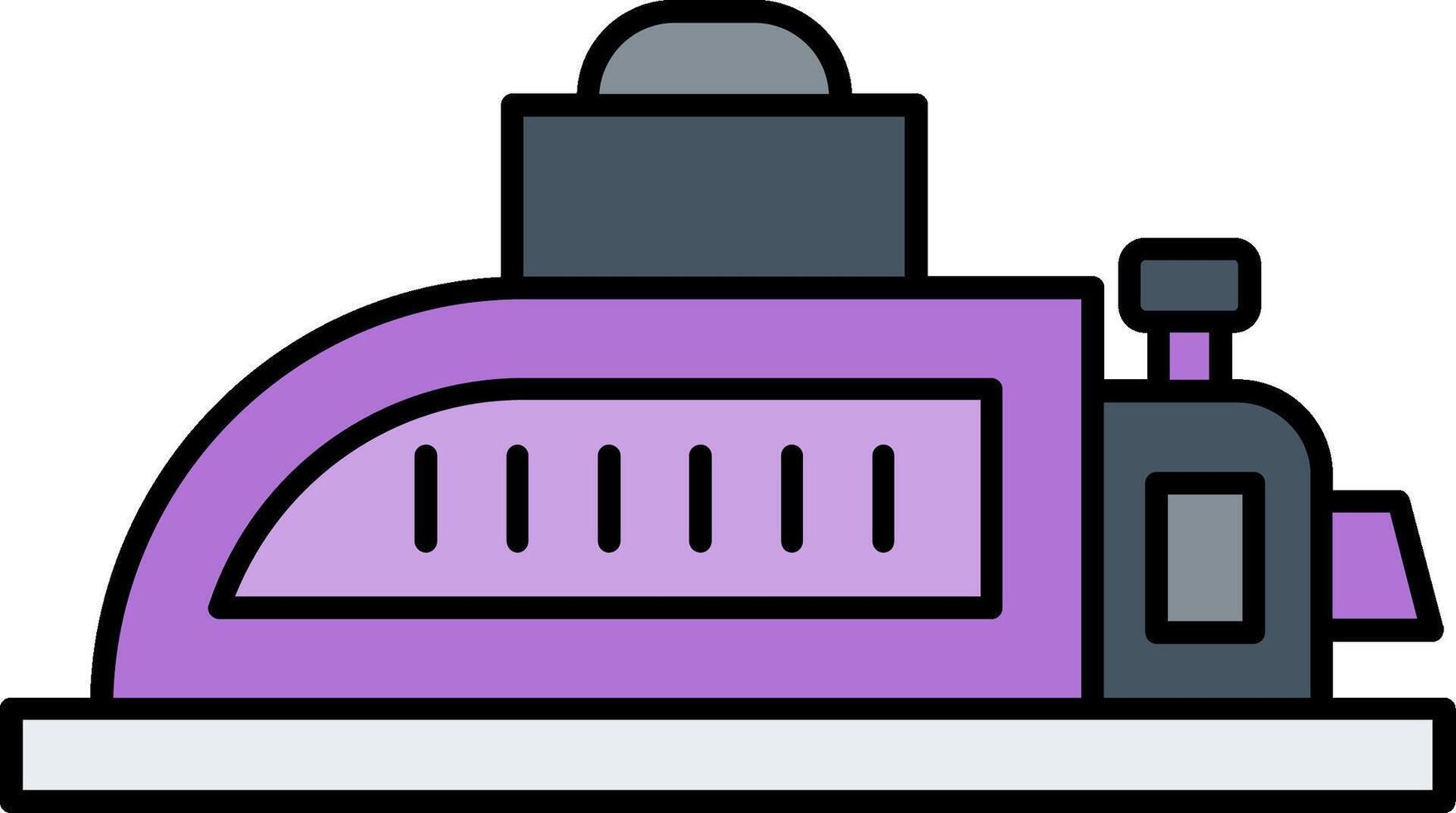 Planer Line Filled Icon vector