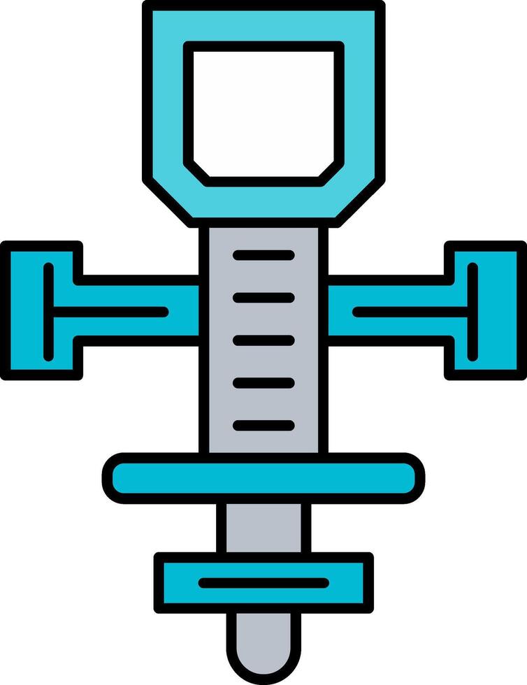 Wood Router Line Filled Icon vector