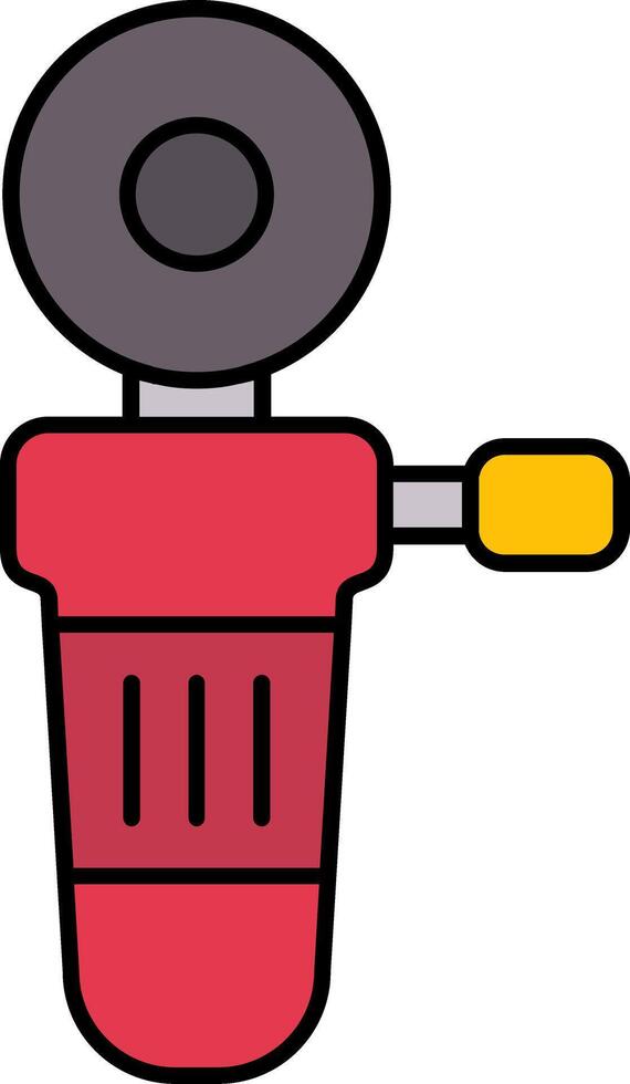 Polisher Line Filled Icon vector