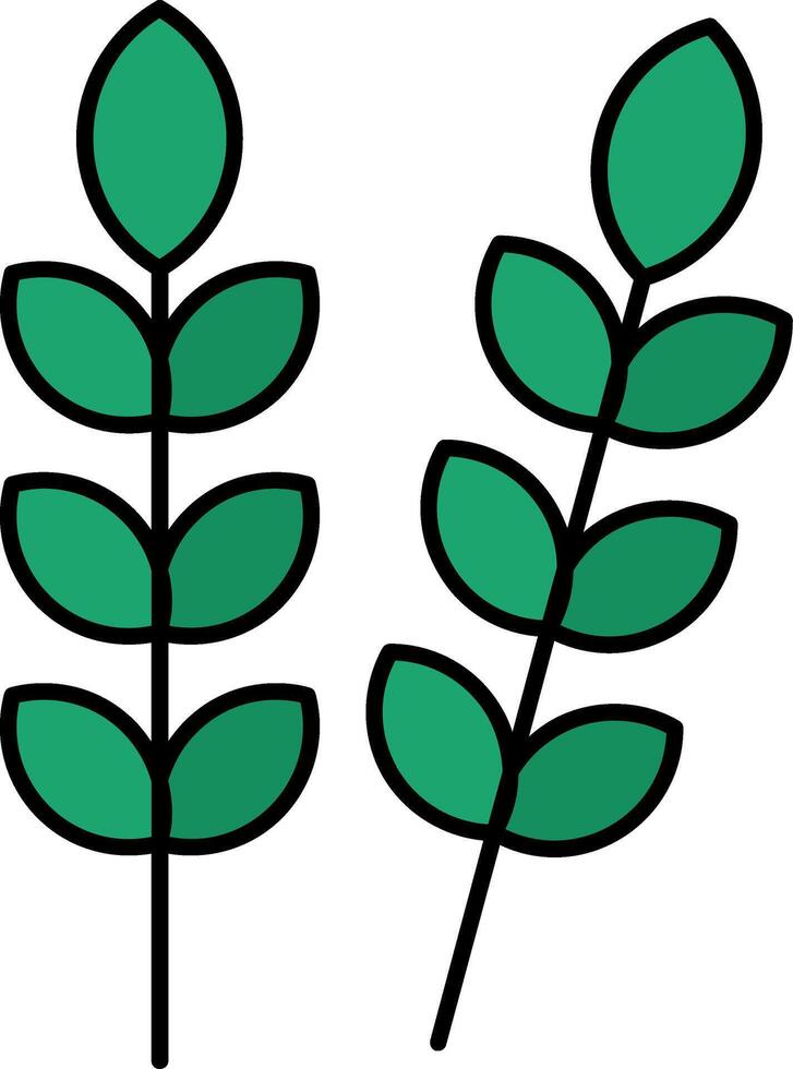 Crops Line Filled Icon vector