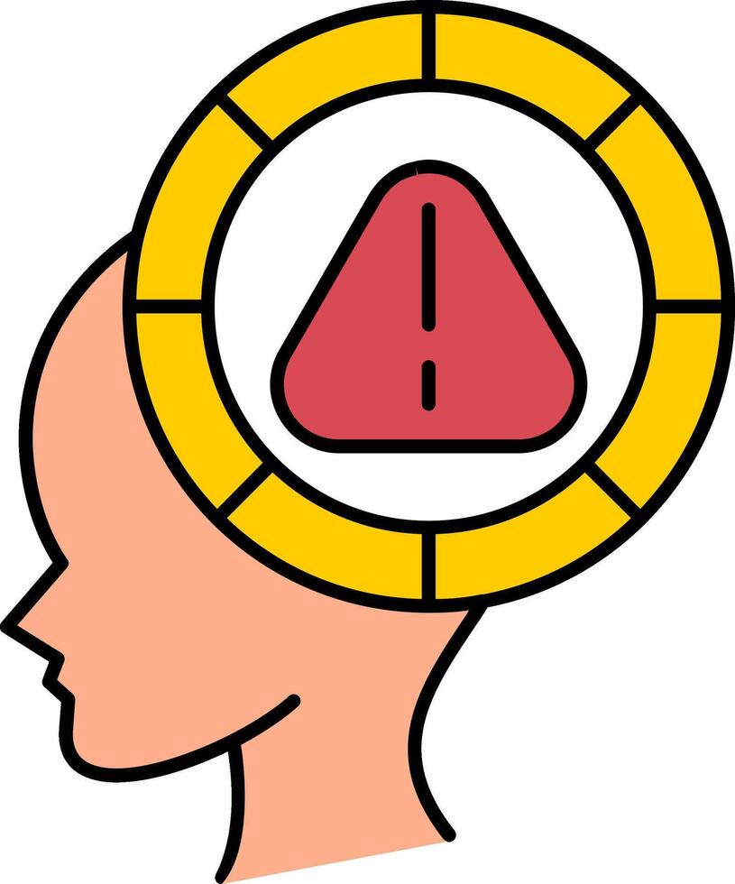 Parkinson Line Filled Icon vector