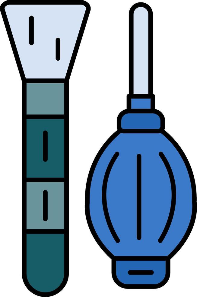Cleaning Line Filled Icon vector