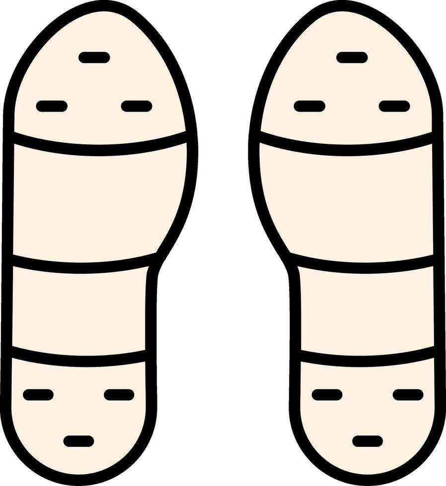 Claque Tap Line Filled Icon vector