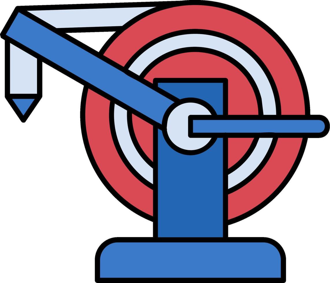 Water Hose Line Filled Icon vector