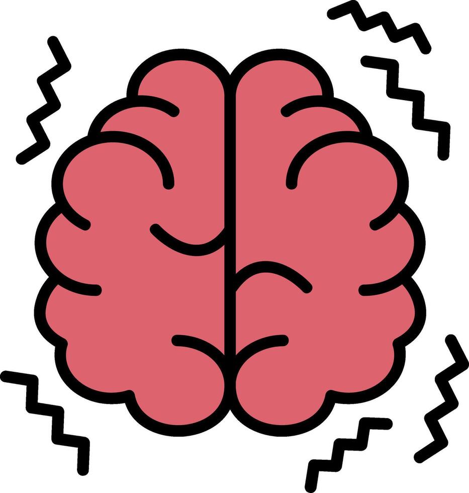 Parkinson Line Filled Icon vector