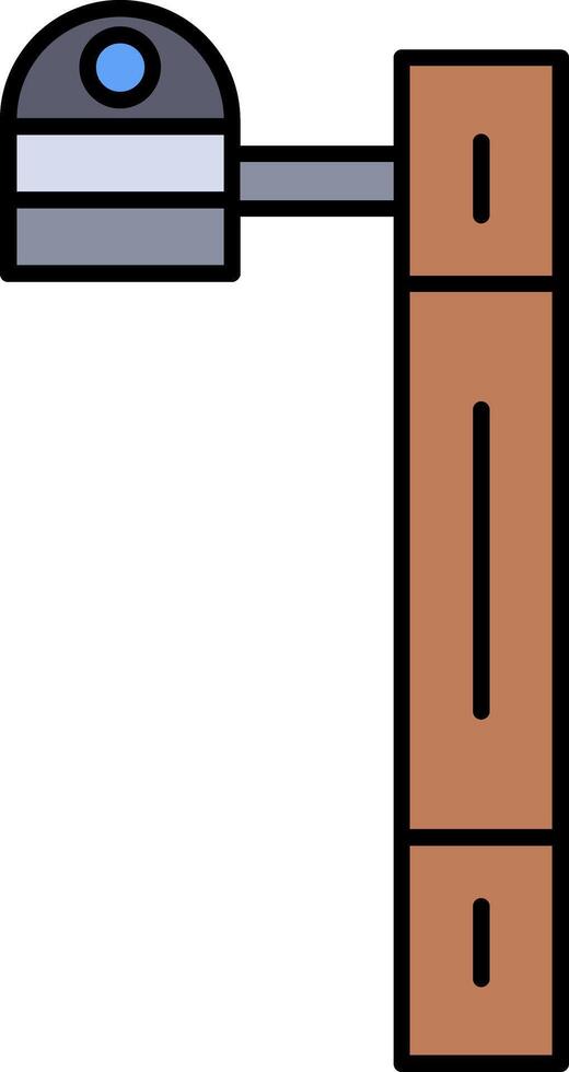 Cctv Line Filled Icon vector