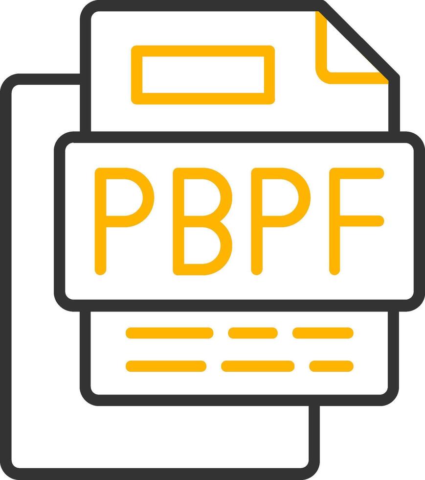 Ppt Business Presentation File Line Two Color Icon vector