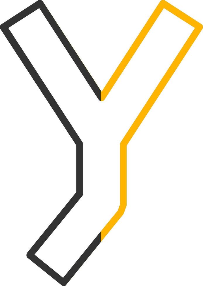 Small y Icon vector