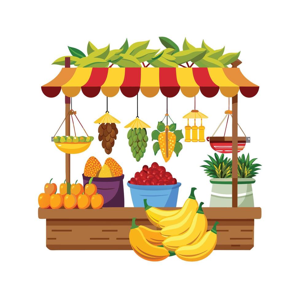 Realistic Fruits Illustration Concepts vector