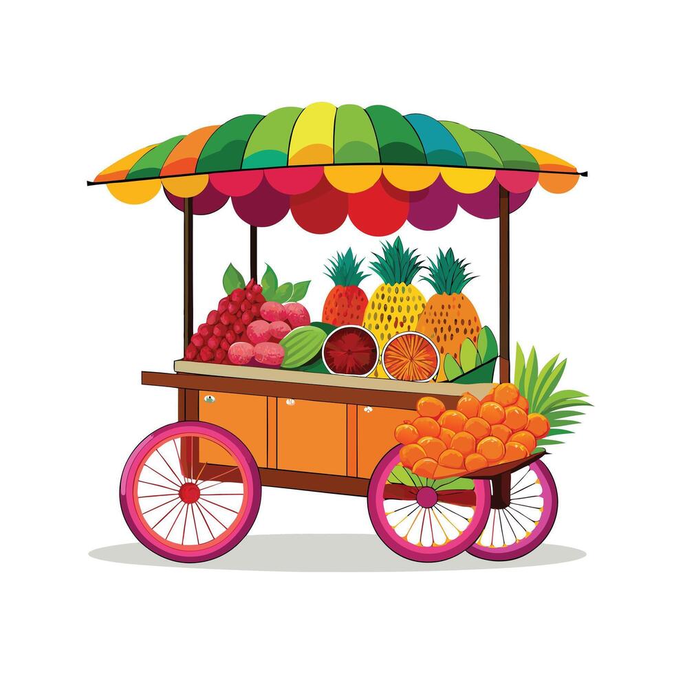 Realistic Fruits Illustration Concepts vector