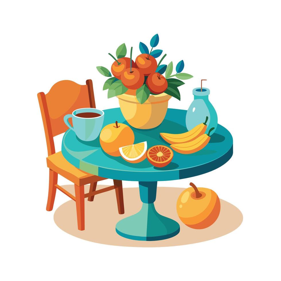 Realistic Fruits Illustration Concepts vector