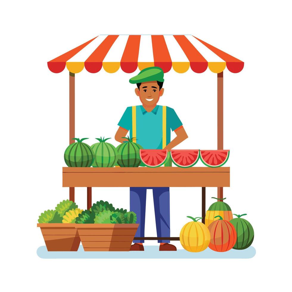 Realistic Fruits Illustration Concepts vector