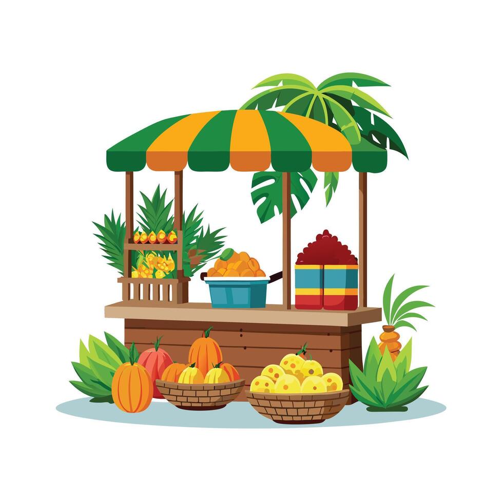 Realistic Fruits Illustration Concepts vector
