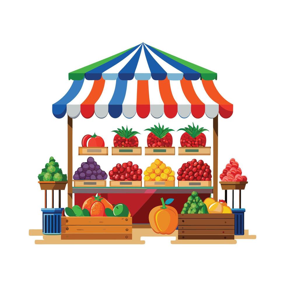Realistic Fruits Illustration Concepts vector